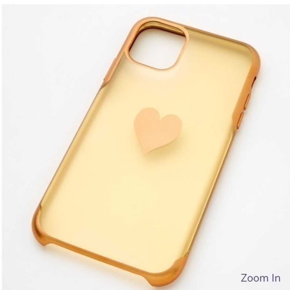 hone 11 case Gold Frosted Heart